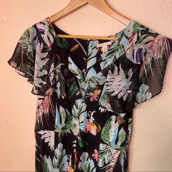 Est 1946 Black Floral Jumpsuit Medium - Picture 4 of 12